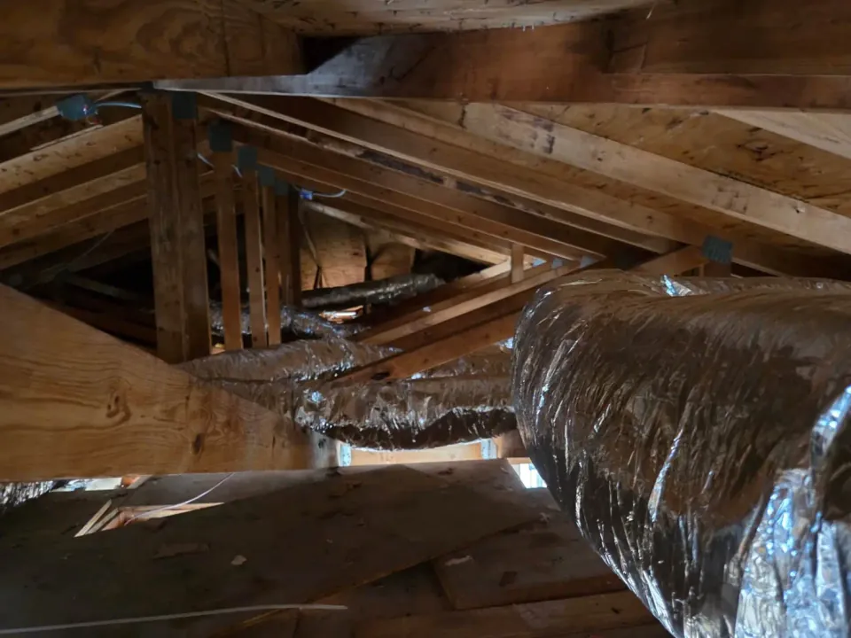 Long attic duct runs — the kind of extension mini-splits make unnecessary